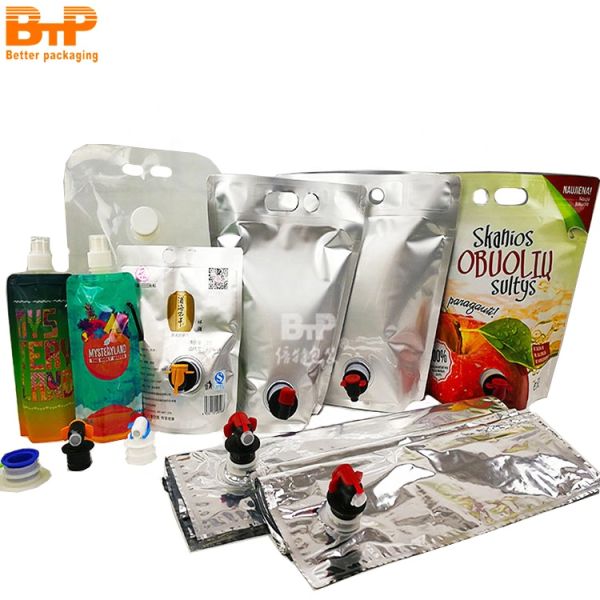 BOPP CPP Food Grade Organ Bag Tea Vacuum Packaging Offset Printed Recyclable Glossy Silver Foil Milk Powder Green Tea Biscuits