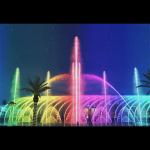 ater fountain with led lights