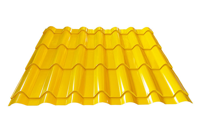 Color Steel Coil Metal Sheet Roof Glazed Tile Roll Forming Machine Width 1100mm