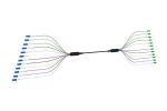 MTP MPO Female Fiber Optic Patch Cords 48 Optical Aerial G652d Fibre Patch Cords