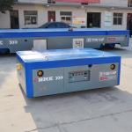 Battery Operated Material Transfer Trolley , 3 Tons Wireless Electric Flat Car