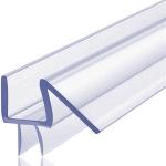 Black PVC Custom Shower Door Bottom Sealing Strip for Bathroom Glass Door