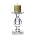 Vintage Style 30cm Tall Glass Candle Holders Different Size Set Of 3