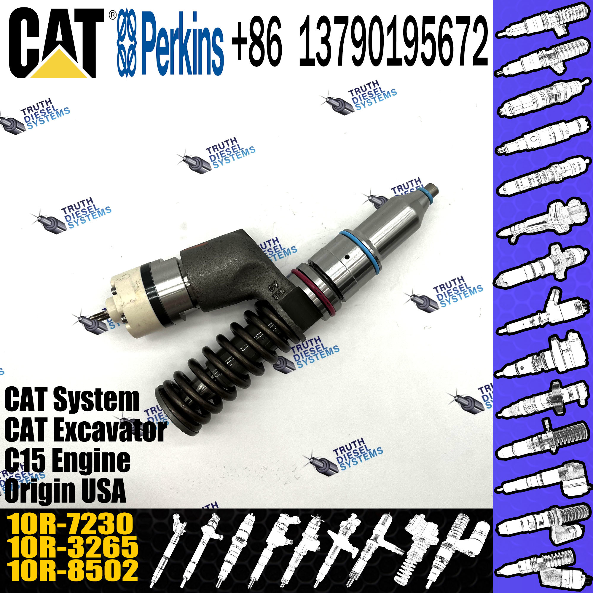 291-5911 10R-7230 Diesel Engine Parts For CAT Caterpillar Excavator 395 390F