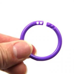 Wholesale PE Plastic Snap Lock Binding Rings 15 20 27 28 32 35 40mm from china suppliers