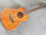 34" traveling acoustic guitar,Factory Sapele-wood top and back Mini acoustic