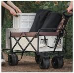 Outdoor Heavy Duty Collapsible Wagon Carts for Beach Shopping Picnic Camping
