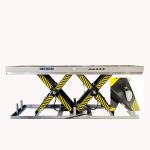 Max Height 1000mm Electric Rated Double Lift Table 4 Ton Hydraulic Large