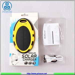 Wholesale Solar power bank 5000mah for smartphone from china suppliers