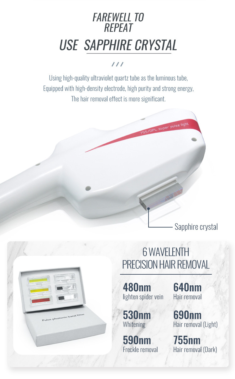 2000MJ DPL Hair Removal Machine 755nm Picosecond Laser Machine