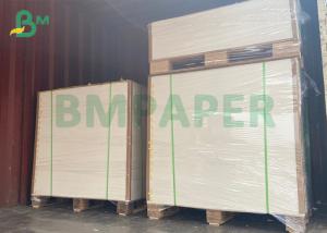 Wholesale 250gsm White Faced Coated Brown Kraft Cardboard Medium Weight Paperboard from china suppliers