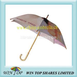 Wholesale 23&quot; Manual Wooden Picture Photo Umbrella from china suppliers
