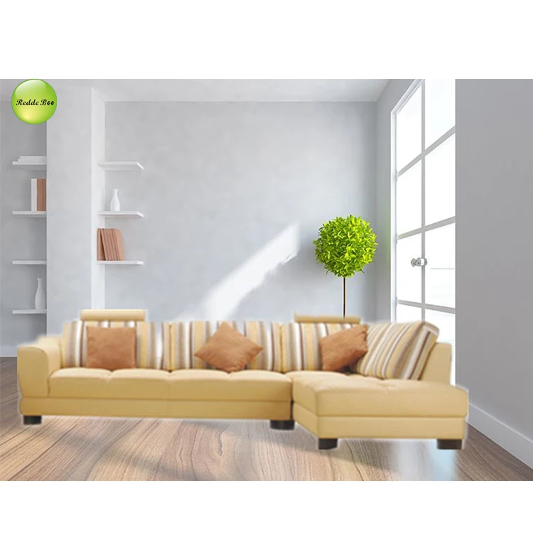 Redde Boo Adjustable Tufted Striped L Shaped Sectional Sofa Couch 8ft Left Facing