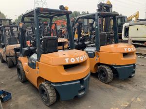 Wholesale Solid Tires Lifting Height 3000mm 3T Used Toyota Forklift from china suppliers