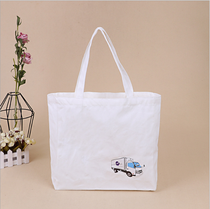 2023 Custom Logo and size canvas Printed Organic Calico Shopping bag Canvas Tote lady shopping bag school bag for kids