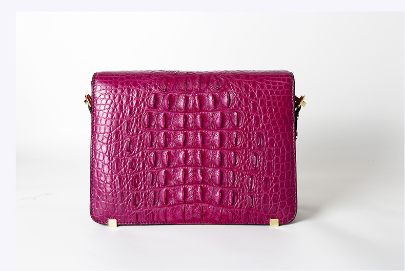 Genuine Crocodile Skin Women Sling Bag Authentic Exotic Alligator Leather Lady Single Shoulder Bag Female Small Purse
