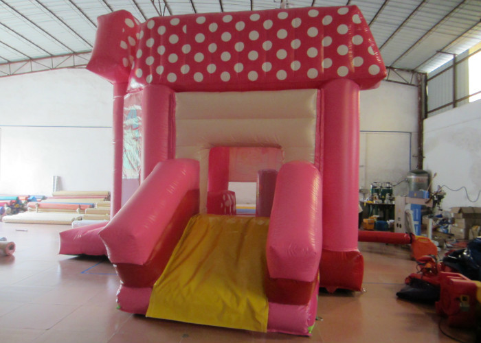 Pink princess inflatable combo castle lovely inflatable combo house for children commercial inflatable combo