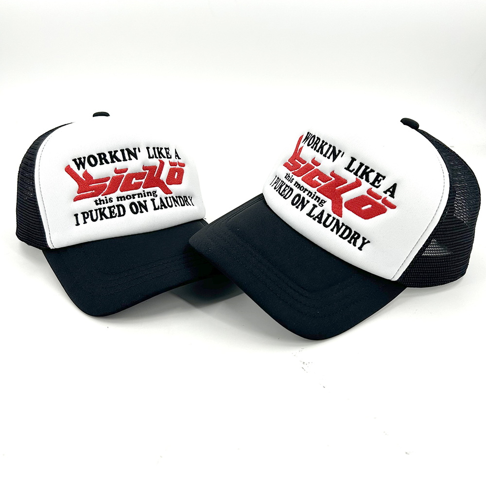 Full Version Embroidery 5 Panel Trucker Caps with Custom Logo