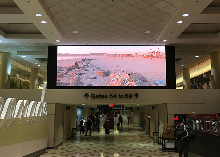 HD Full Color P2 Indoor LED Displays 128x64 dots For Sports Halls