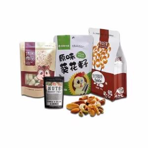 Wholesale Custom Aluminum Foil Side Gusset Ziplock Food Pouches Plastic Dried Cashew Nuts Packaging Bag from china suppliers
