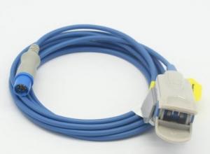 China Compatible Reusable Professional Siemens TPU Reusable Spo2 Sensor , Adult Clip Finger Oxygen Sensor,medical cable on sale