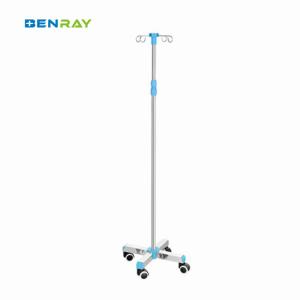 Wholesale Factory Cheap 5 Casters Stainless Steel Mobile Drip Stand from china suppliers