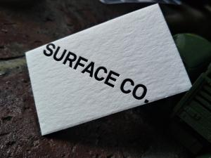 Wholesale Hot Stamping Cotton Letterpress Business Cards , Luxury Business Cards from china suppliers