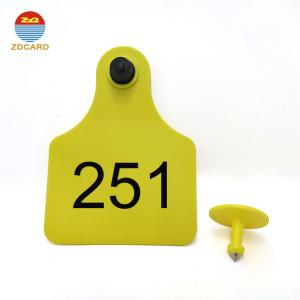 Wholesale Barcode Rfid Passive Logo Printing Uhf Animal Ear Tags from china suppliers