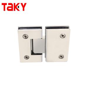 Wholesale 560g Weight Glass to Glass Shower Hinge for Fixed 180 Degree Glass Door Partition from china suppliers