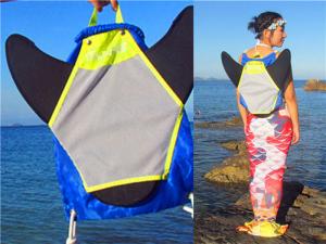 Wholesale Water Resistant Monofin Backpack , Swim Fin Bag Easy Opening And Carrying from china suppliers