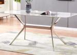 150cm Chromed Steel White 68kgs Modern Marble Top Dining Table