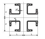 Flanged Cross Ductile Iron Pipe Flanged Fittings DN80 - DN600mm EN545 Standard