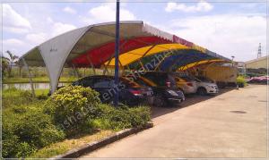 Wholesale Outdoor Fabric Tent Structures Car Shed Parking Canopy Sunshade Construction from china suppliers