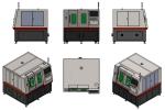 Water Cooling Laser Drilling Machine 400mm/s 800*800mm For Glass Panel
