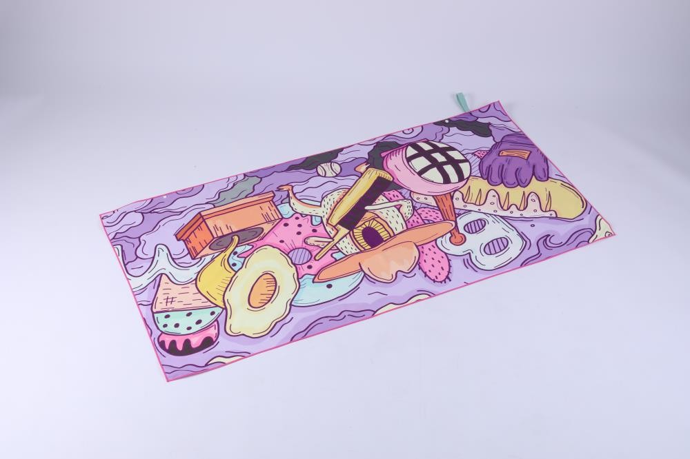 200gsm Polyamide Printed Beach Towel Sand Prevention Polyester