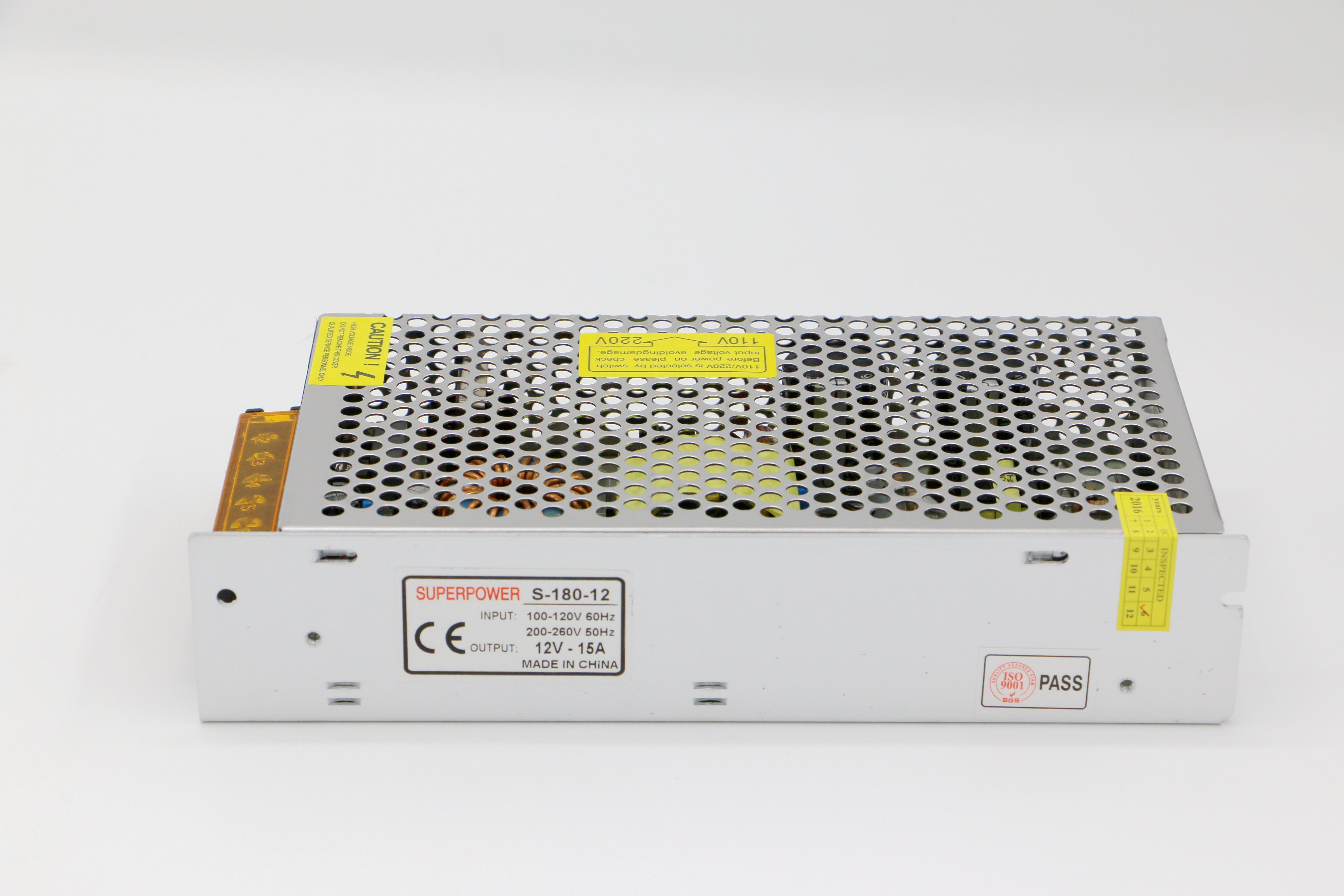 3D Printer Driver 12V15A180W single output SMPS with CE DC12V180W full watt Iron Case for LED Lighting Factory Outlet