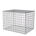 Welded Galvanized Gabion Box 2x1x0.5m Stone Wire Cages For Garden Fence