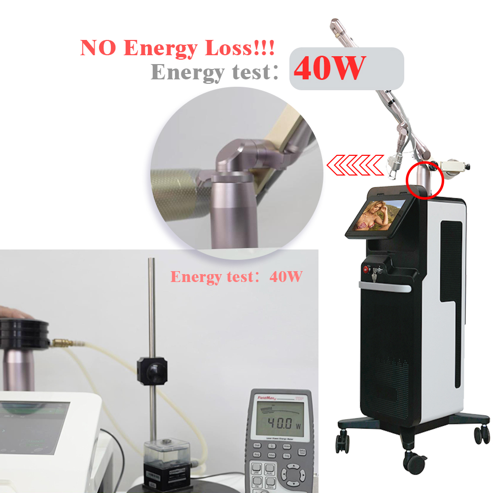 40w 60W Fractional CO2 Laser Machine For Wrinkle Removal Stretch Mark Scar Removal Tightening