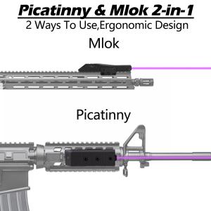 Wholesale OEM LED Tactical Flashlights For Handguns High Lumens Purple Laser from china suppliers