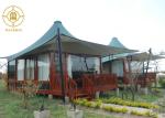 Prefab Tent house 5X5 Meters Safari Glamping Canvas Tents For Outdoor Adventure