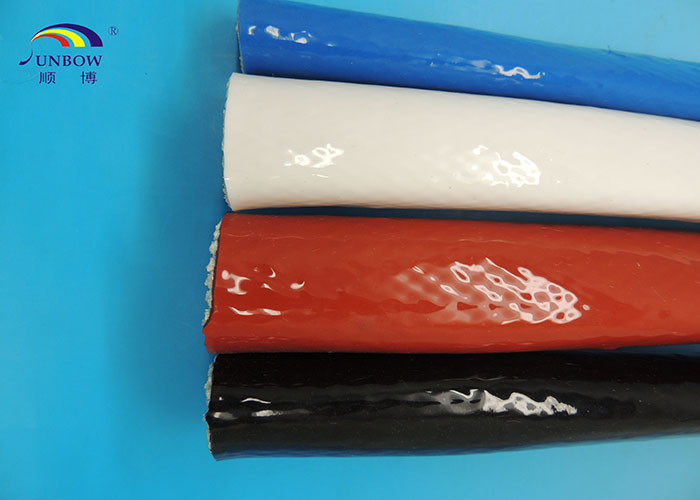 Fire Protective Fiberglass Sleeves with Silicone Rubber Coating 100mm ID