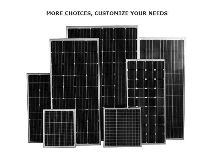 High Efficiency Black Mono celll 500W Solar Panel Digital Glass With CE RoHS Approved
