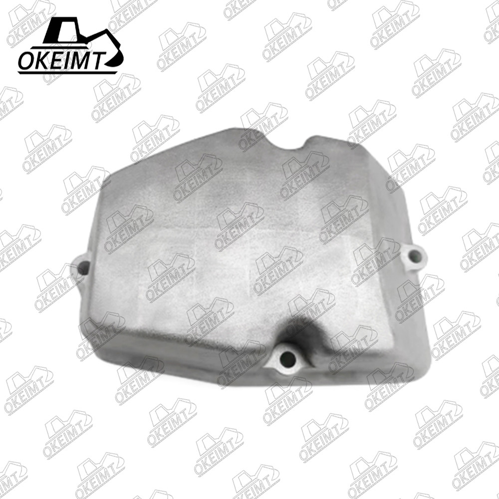 Grey Metal Valve Chamber Cover For PERKINS Excavator Engine Assembly