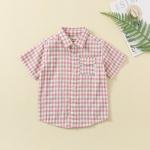 High quality clothing boys plain tops design children shirts Preppy Style cotton