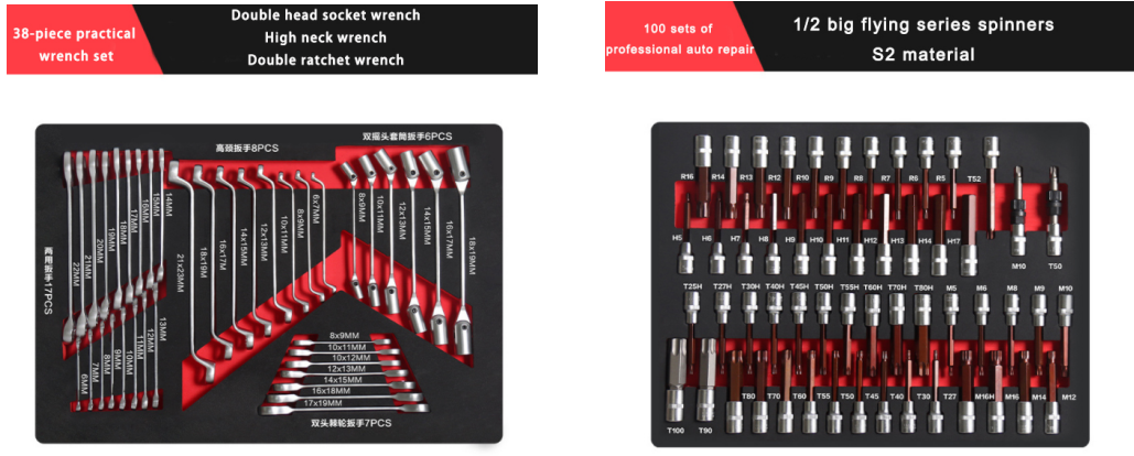 Auto Hand 46 Pieces Mechanic Tool Set , OEM Bike Repair Tool Kit