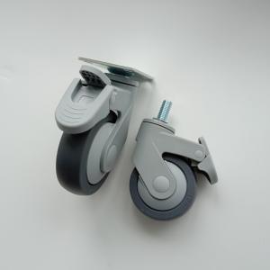 Wholesale 2 Inches White Medical Caster Wheels Providing Convenient Maneuverability from china suppliers