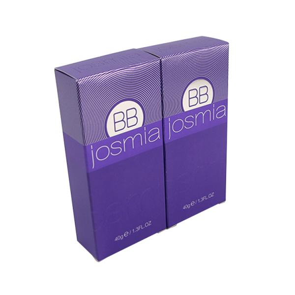 400gsm C1S Art Paper Cosmetic Packaging Boxes UV Coating Printing Top Tuck Fold