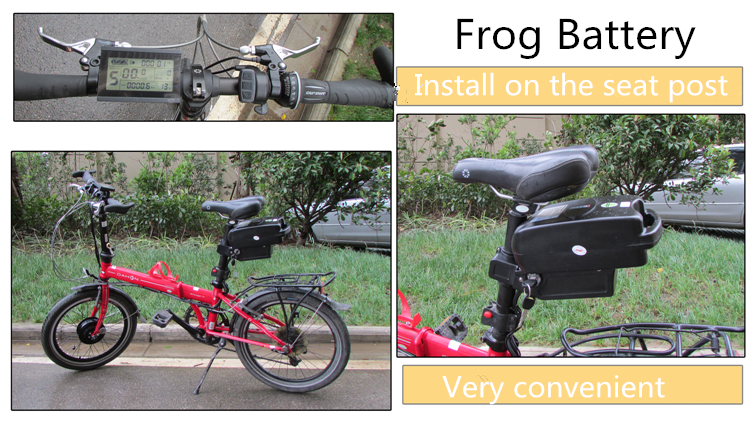 Aluminum Alloy Frame Electric Bike Conversion Kit 250W 350W 500W Motor Optional
