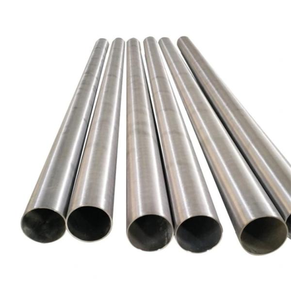 Satin Finish Stainless Steel Pipe 2500mm Decorative 304 Round Welded For