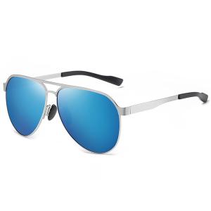 Wholesale UV400 Pilot Sunglasses Polarized Metal Luxury Shades Gentleman from china suppliers